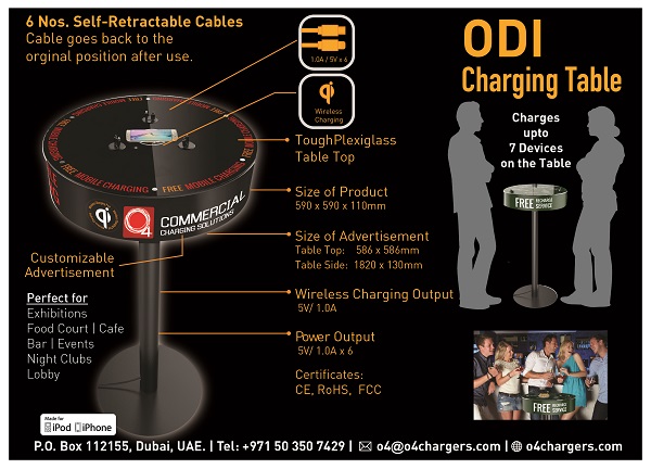 ODI Charging Table